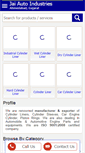 Mobile Screenshot of cylinderlinersindia.com